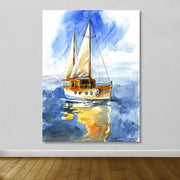 Quadro em Tela Decorativo Multicolor 100x140 cm, 100% Canvas, Moldura de Madeira (3–4 cm)