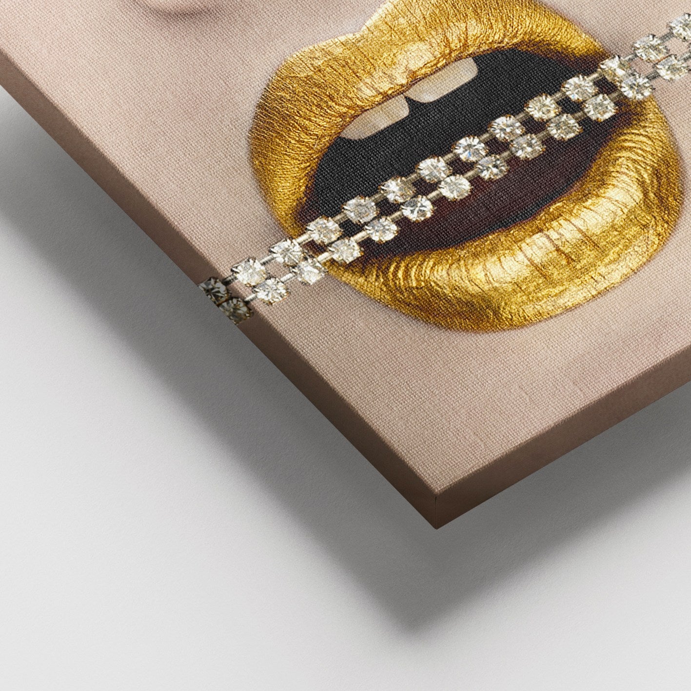 Quadro Decorativo em Tela Multicolor 100x140 cm — Tela 100% Canvas, Moldura de Madeira 3–4 cm