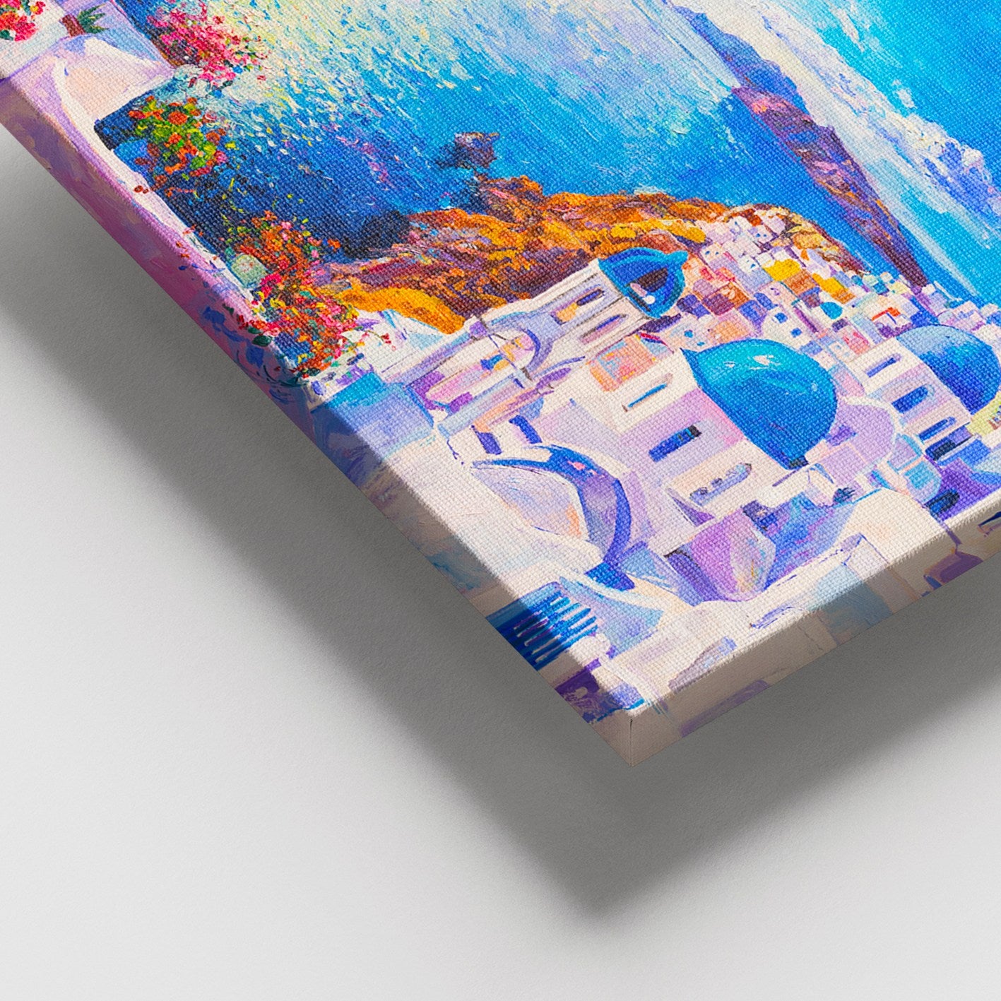 Tela Decorativa Multicolor 100x140 cm em Canvas 100% com Moldura de Madeira (3–4 cm)