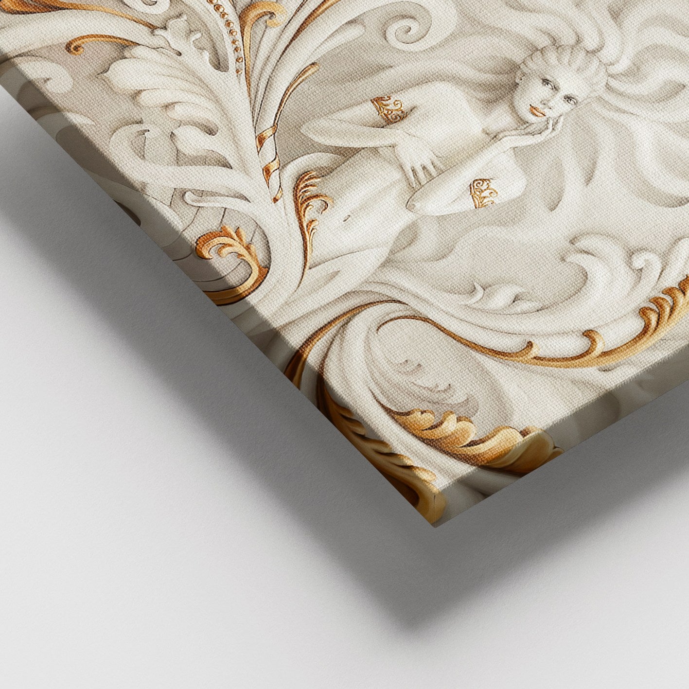 Quadro em Tela Decorativo Multicolor 100 x 140 cm, Moldura de Madeira 3–4 cm, 100% Canvas