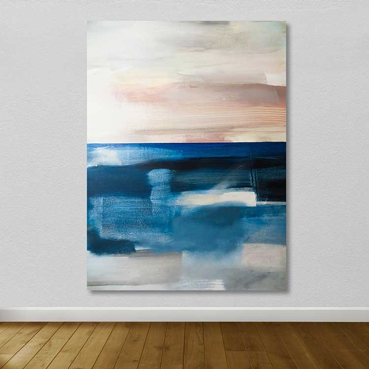 Tela Decorativa Multicolor 100x140 cm – 100% Tela com Moldura de Madeira (3–4 cm)