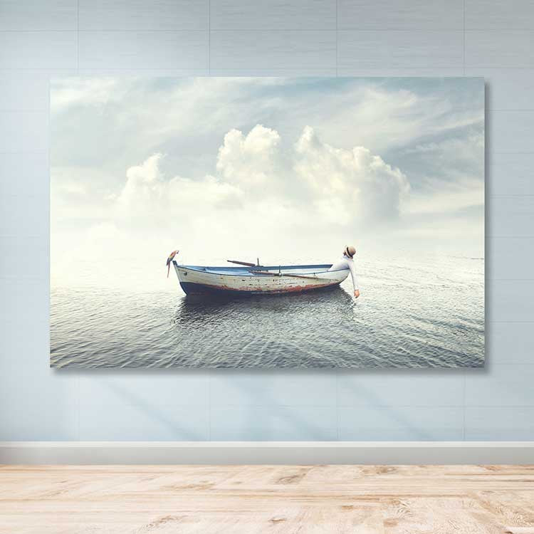 Tela Decorativa em Canvas 100% com Moldura de Madeira 100% (3–4 cm), Multicolor, 100 x 140 cm – DEV02577100140