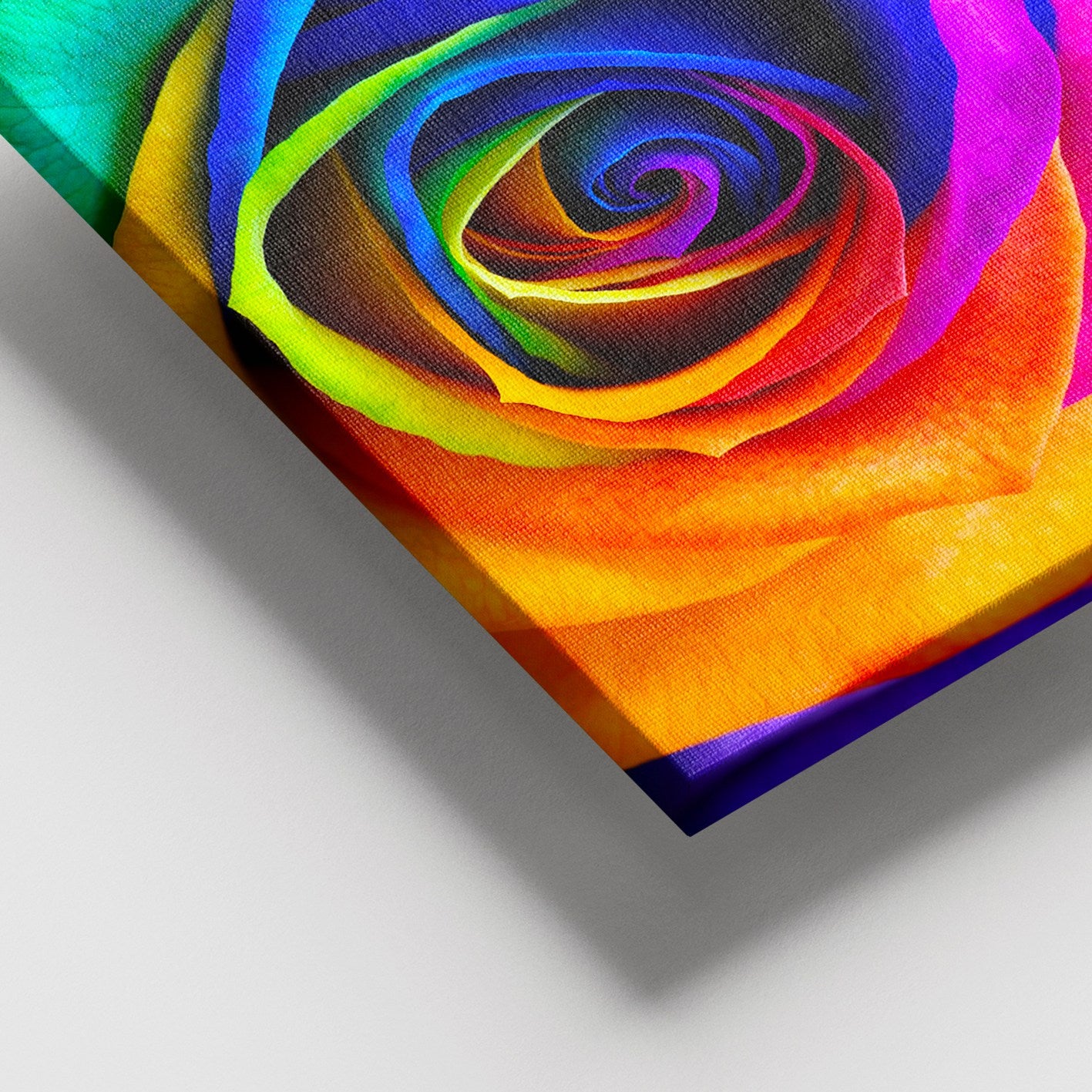 Tela Decorativa Multicolor 100x140 cm — 100% Canvas com Moldura de Madeira (3–4 cm)