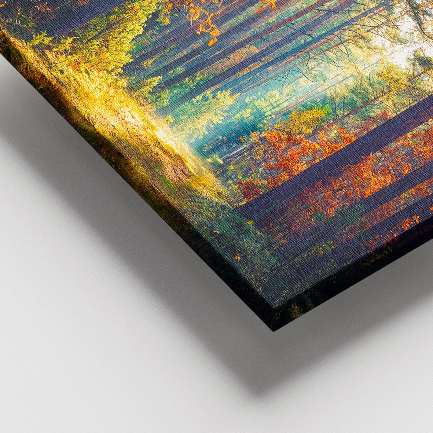 Quadro em Tela Decorativa Multicolor 100x140 cm com Moldura de Madeira (3–4 cm) – DEV02582100140