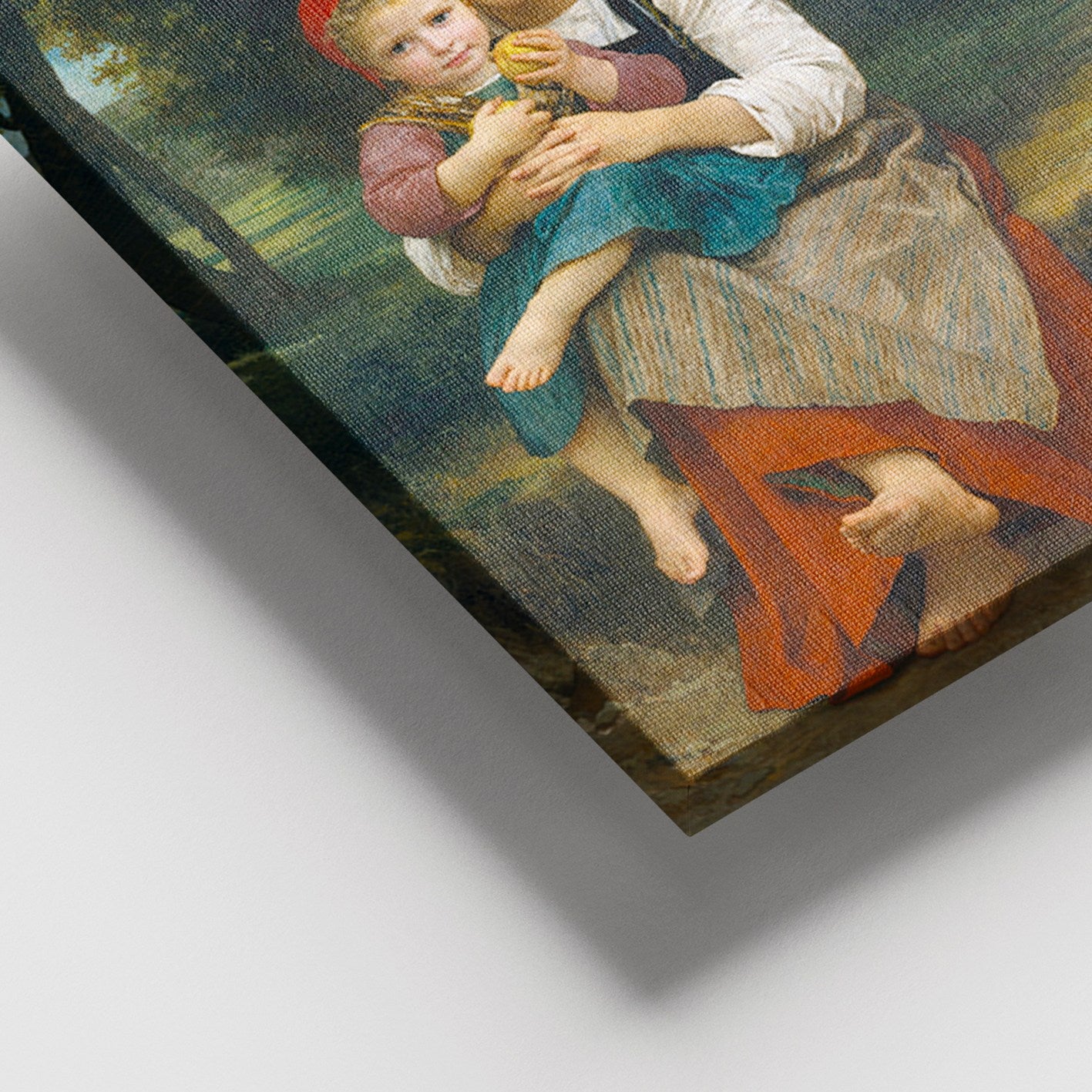 Tela Decorativa Multicolor 100x140 cm, 100% Canvas, Moldura de Madeira 3–4 cm – DEV02599100140