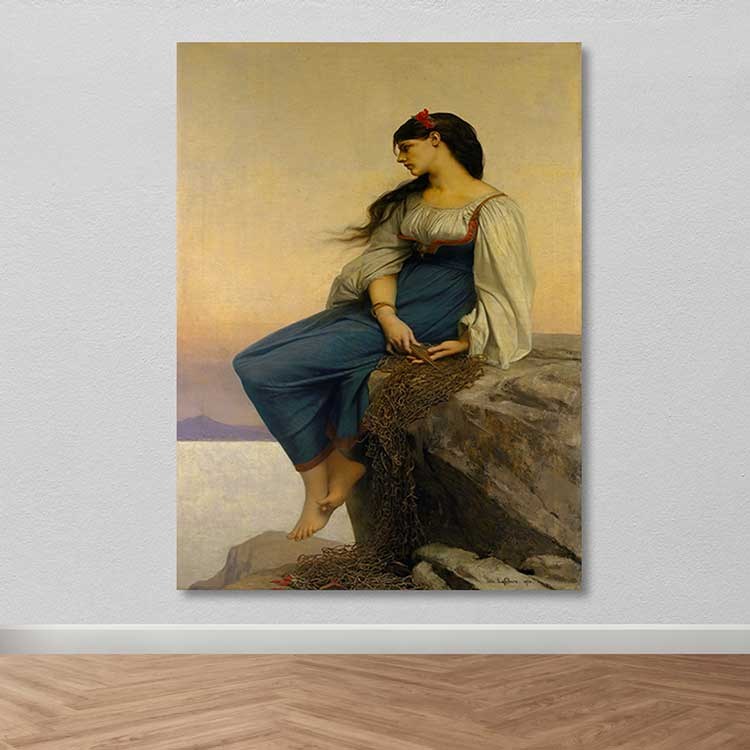 Quadro em Tela Decorativo Multicolor 100x140 cm com Moldura de Madeira (Espessura 3–4 cm) – 100% Tela