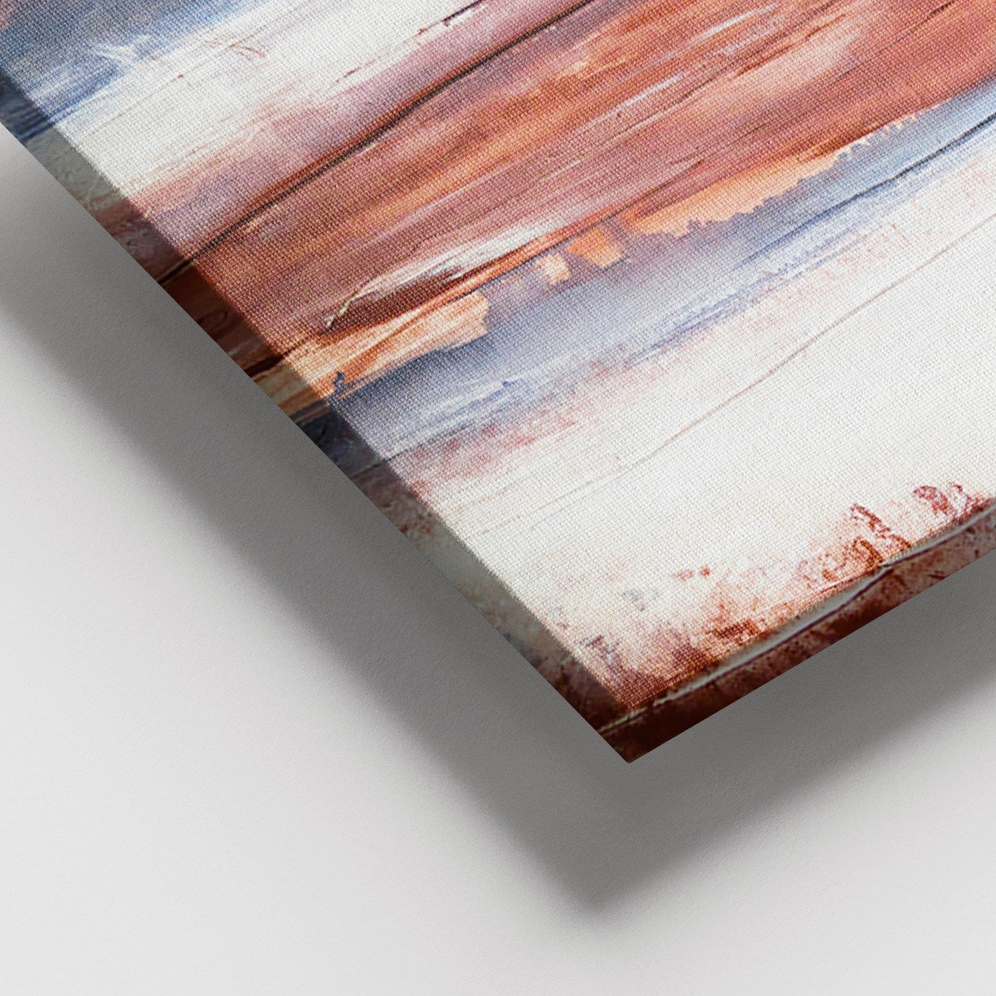 Quadro em Tela Decorativa Multicolor 100x140 cm com Moldura de Madeira (3–4 cm) – DEV02603100140