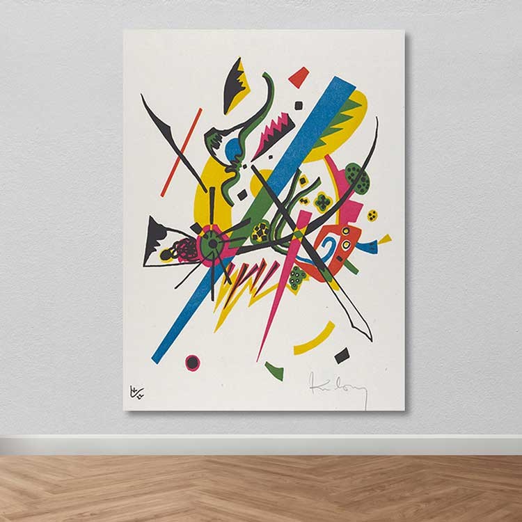 Quadro em Tela 100% com Moldura de Madeira (3–4 cm), 100x140 cm – Multicolor – DEV02607100140