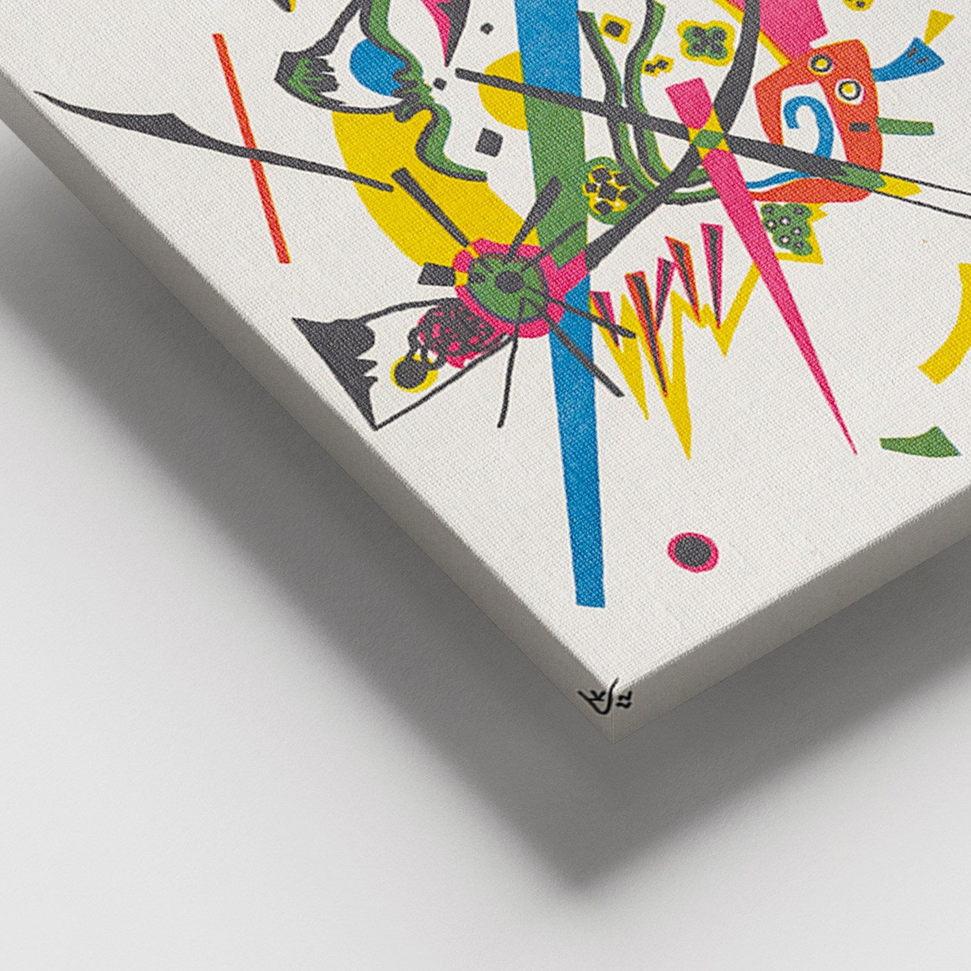 Quadro em Tela 100% com Moldura de Madeira (3–4 cm), 100x140 cm – Multicolor – DEV02607100140