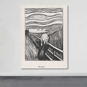 Quadro em Tela Decorativo Multicolor 100x140 cm com Moldura de Madeira (3–4 cm)