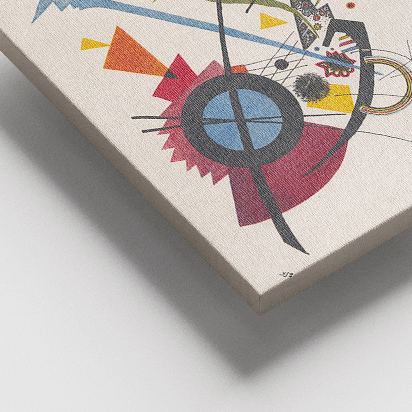 Tela Decorativa em Canvas Multicolor 100x140 cm com Moldura de Madeira (3–4 cm)