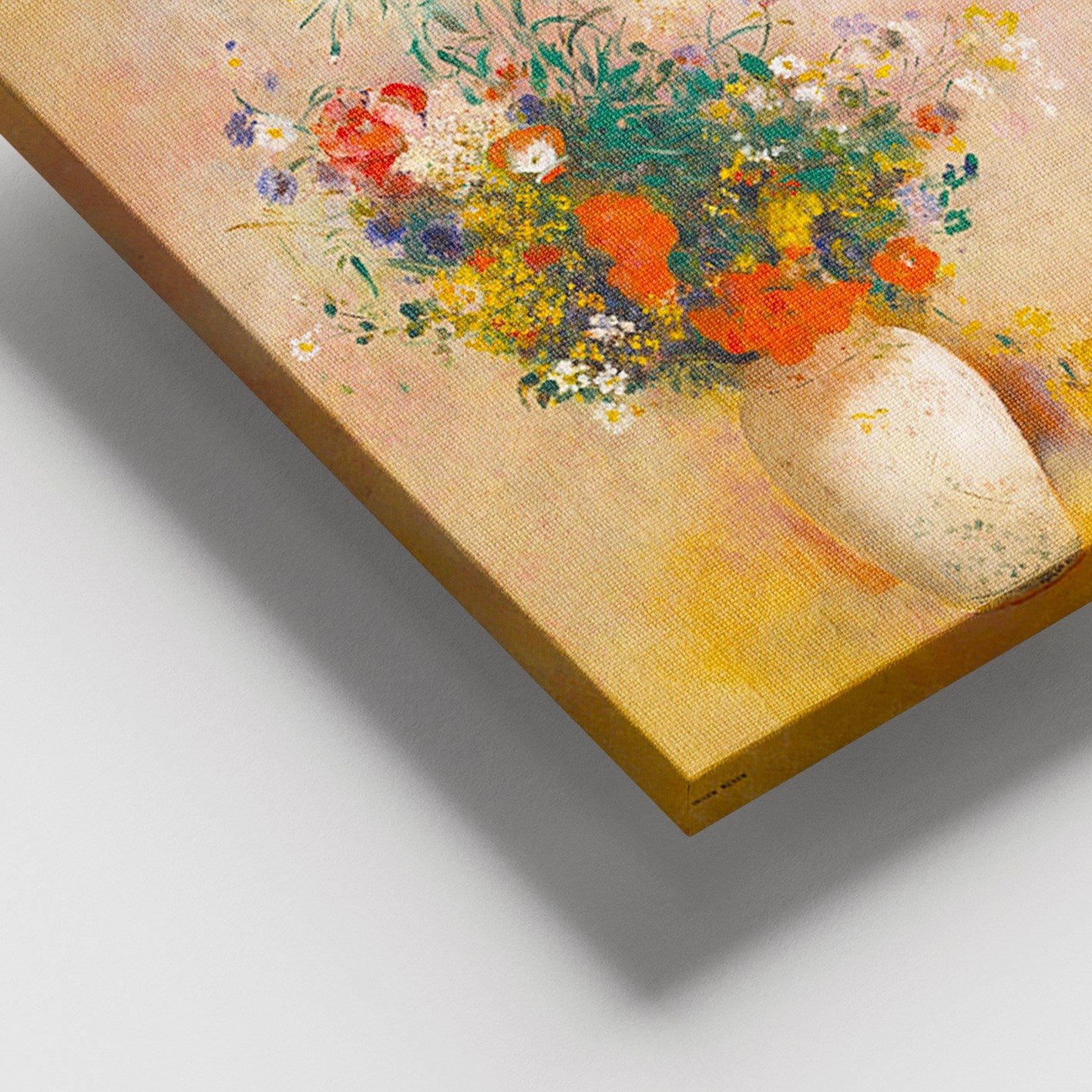 Quadro em Tela Multicor 100x140 cm com Moldura de Madeira – DEV02610100140