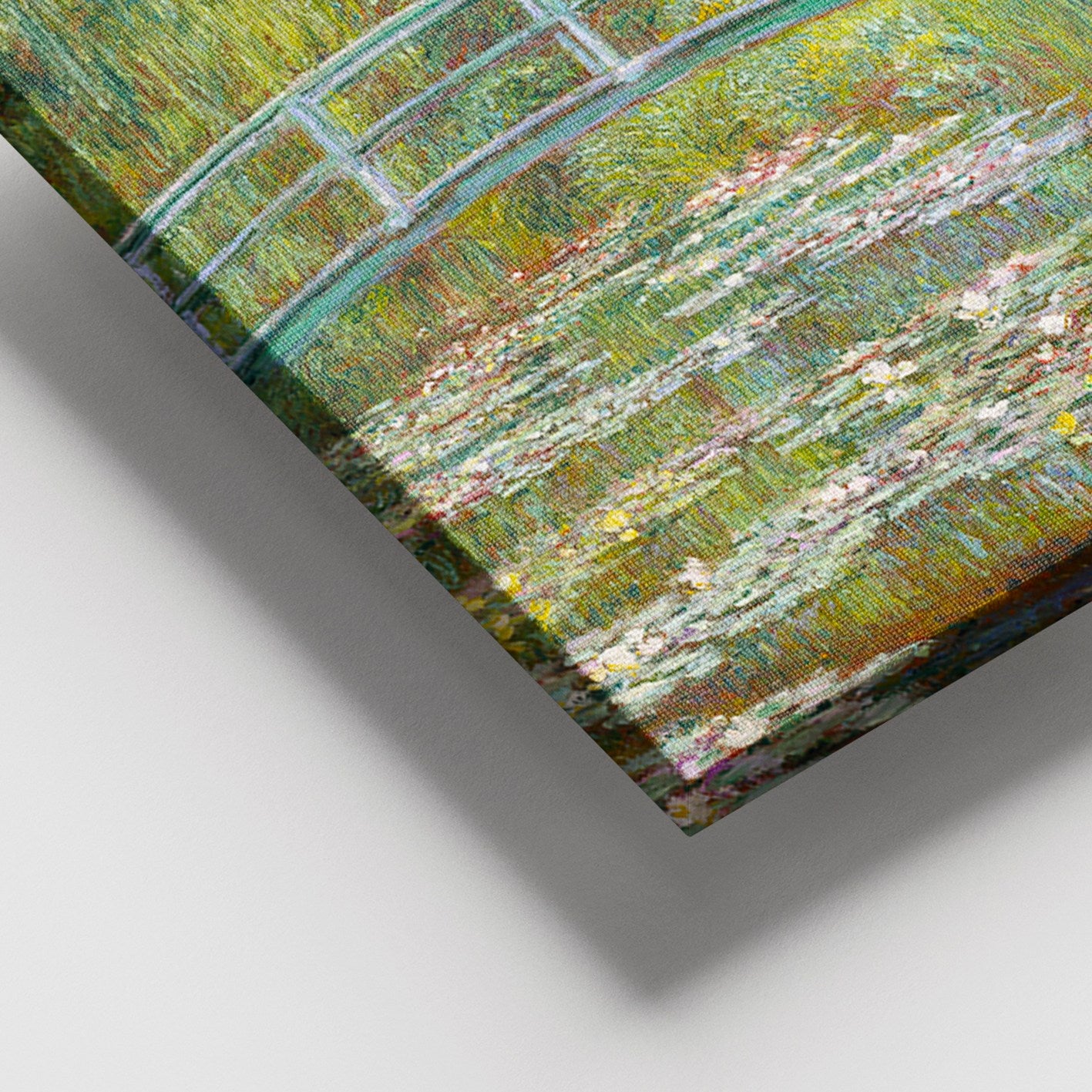 Quadro em Tela Decorativa Multicolor 100x140 cm com Moldura de Madeira (Esp. 3–4 cm) – 100% Canvas