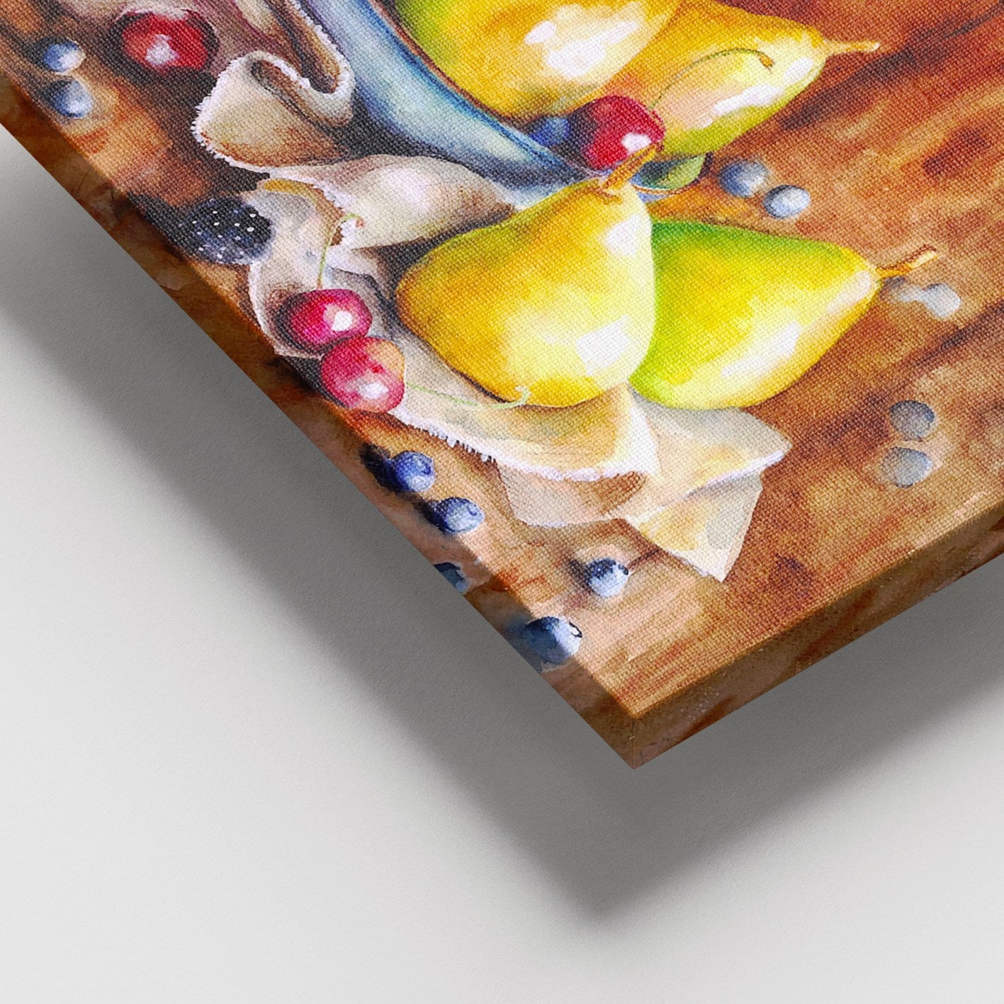 Quadro em Tela Canvas Multicolor com Moldura de Madeira (3–4 cm), 100x140 cm