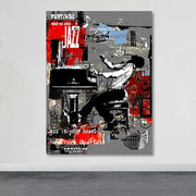 Quadro em Tela Decorativo Multicolor 100x140 cm, 100% Tela, Moldura 100% Madeira (3-4 cm)