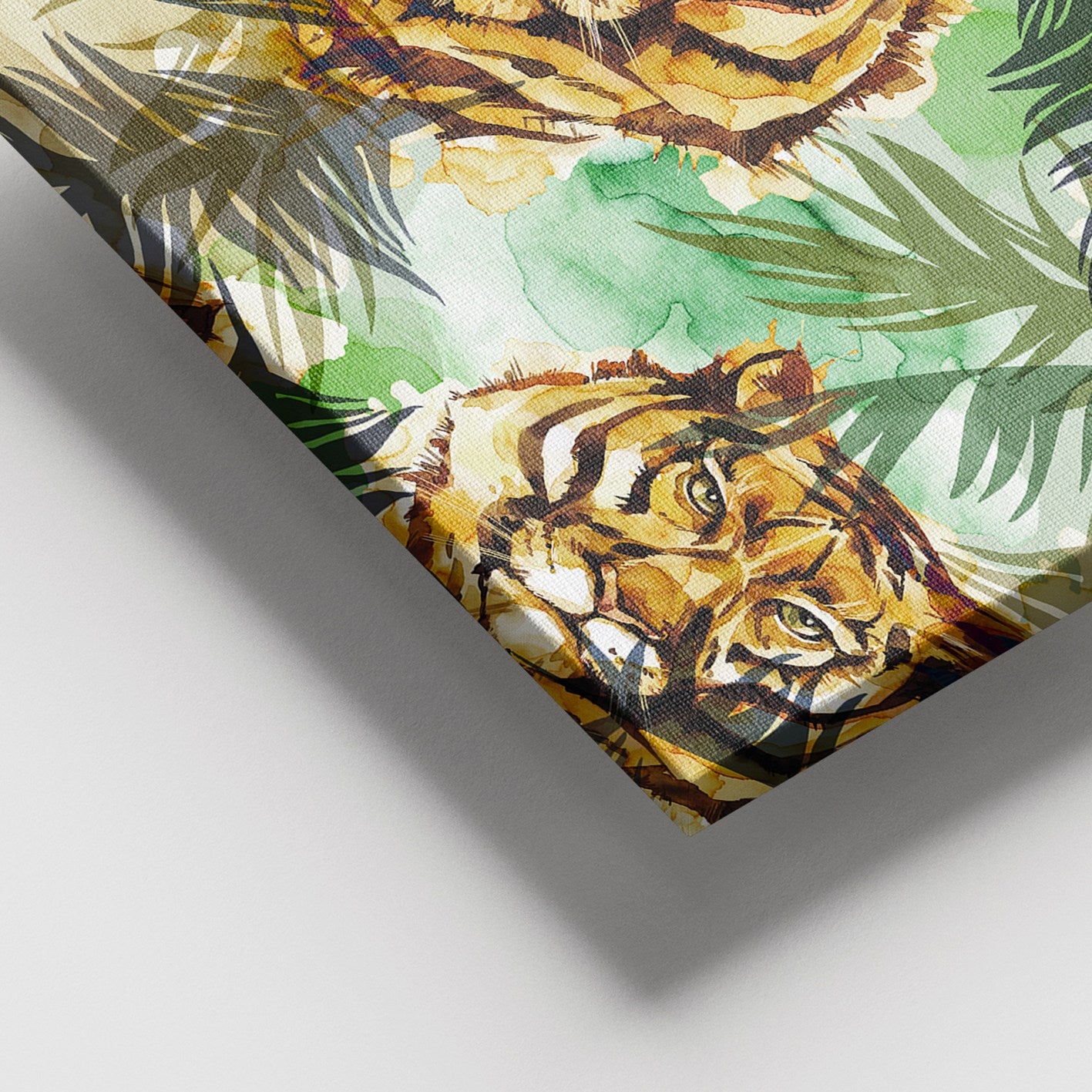 Quadro em Tela 100% Canvas Multicolor com Moldura de Madeira, 100x140 cm