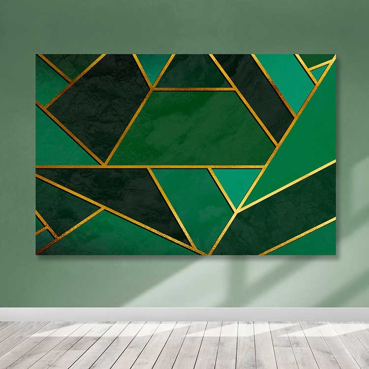 Tela Decorativa Multicolor 100% Canvas com Moldura de Madeira (3-4 cm) 100x140 cm