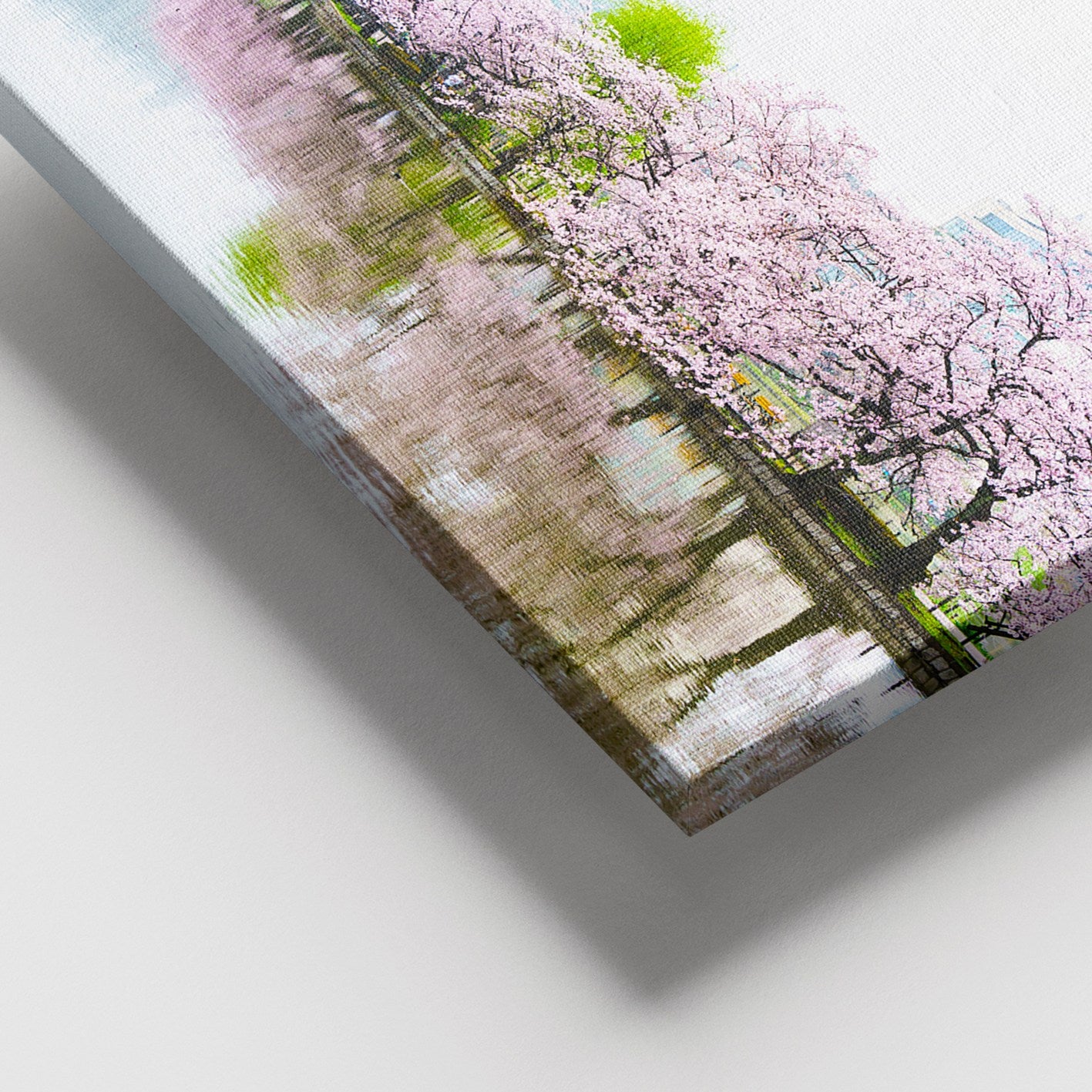 Quadro em Tela Decorativo Multicolor 100x140 cm | 100% Tela, Moldura de Madeira 3–4 cm