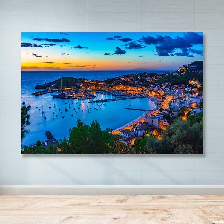 Quadro em Tela Canvas Multicolor com Moldura de Madeira (3–4 cm) – 100 x 140 cm