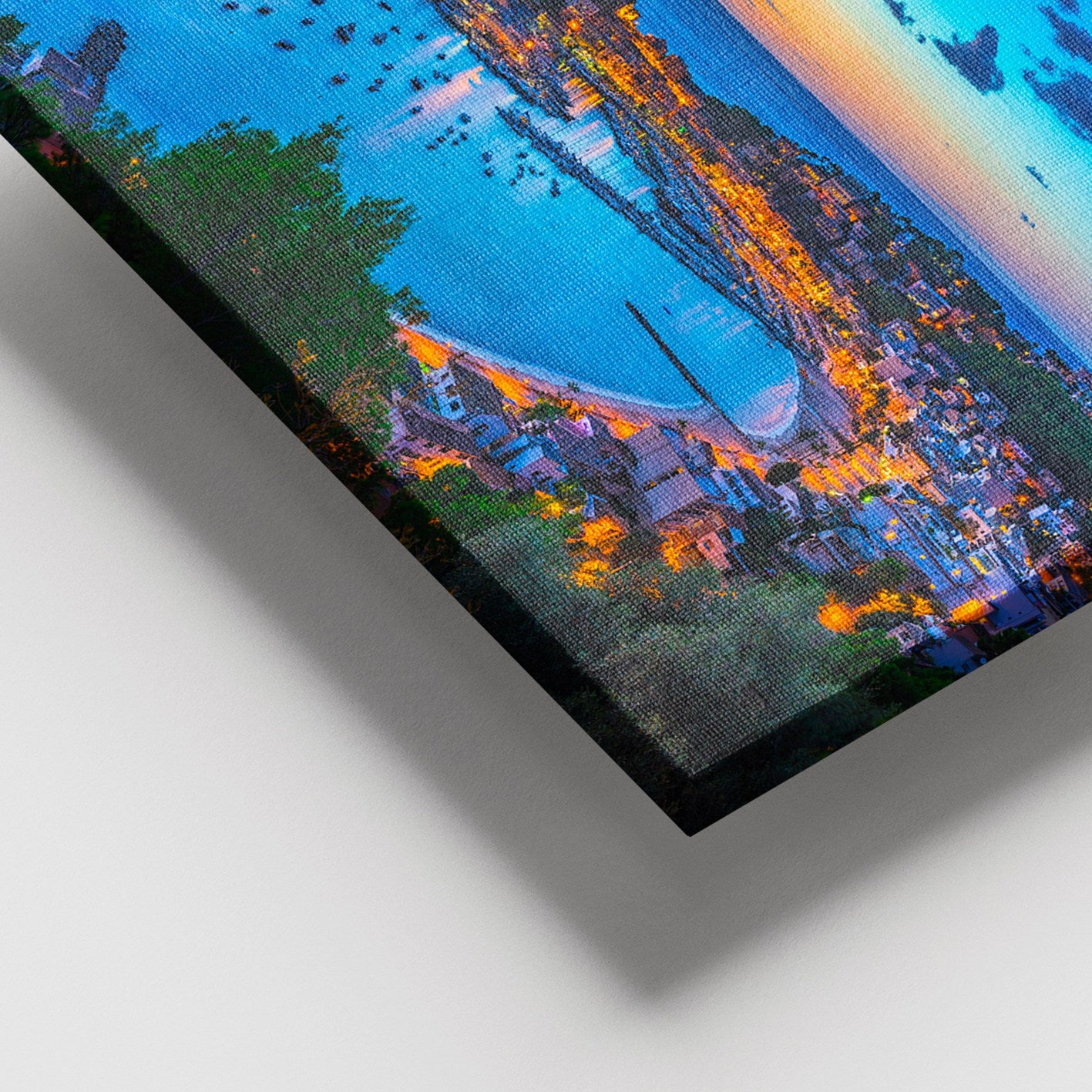 Quadro em Tela Canvas Multicolor com Moldura de Madeira (3–4 cm) – 100 x 140 cm