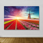 Quadro Decorativo em Tela 100% com Moldura de Madeira (3–4 cm), 100 x 140 cm – Multicolor | DEV02653100140