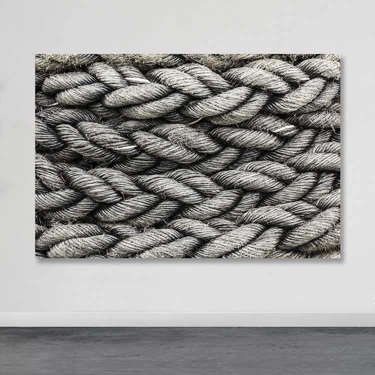 Tela Decorativa em Canvas 100%, Multicolor, 100 x 140 cm, com Moldura de Madeira (3–4 cm)