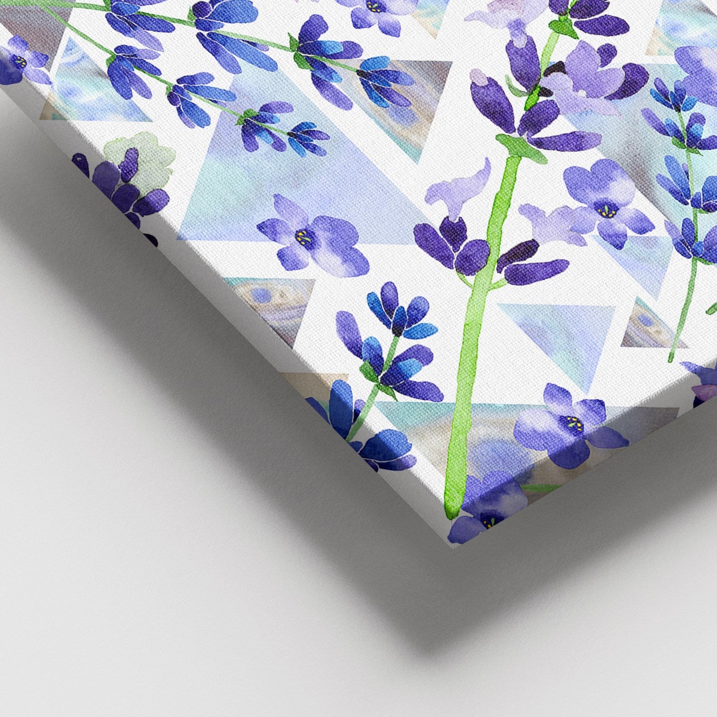 Quadro em Tela (Canvas 100%) Multicolor 100x140 cm com Moldura de Madeira 3–4 cm