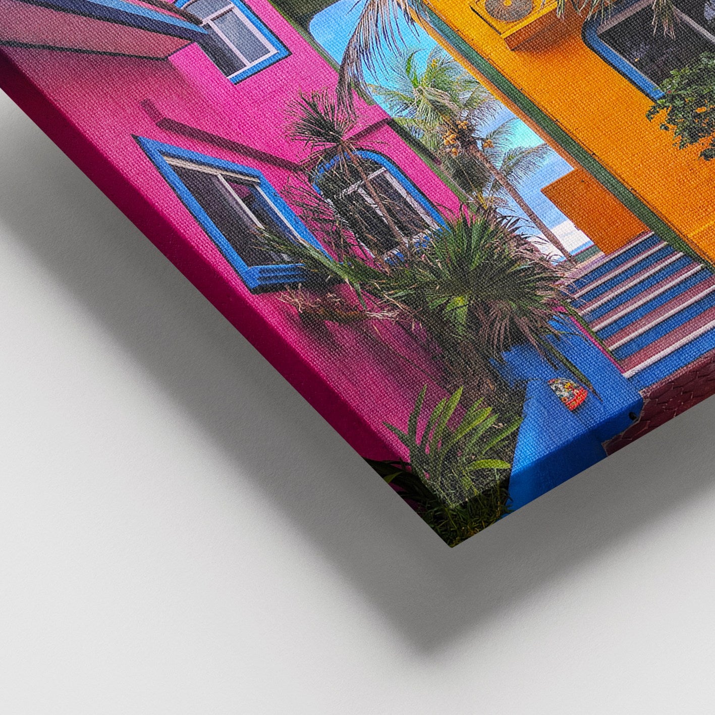 Quadro em Tela Decorativo Multicolor 100x140 cm com Moldura de Madeira 3-4 cm – 100% Tela | DEV02662100140