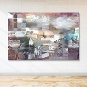 Quadro em Tela Decorativo Multicolor 100x140 cm | 100% Canvas | Moldura de Madeira 3–4 cm