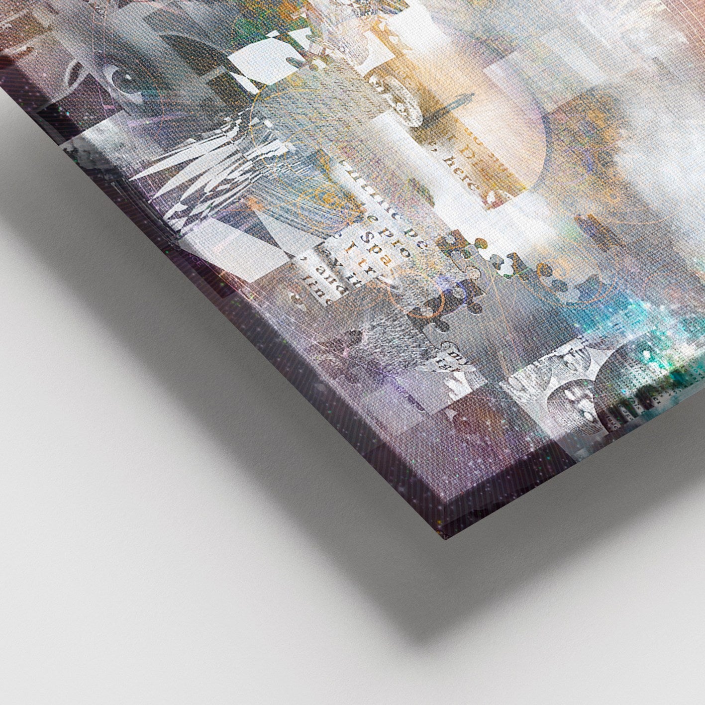 Quadro em Tela Decorativo Multicolor 100x140 cm | 100% Canvas | Moldura de Madeira 3–4 cm