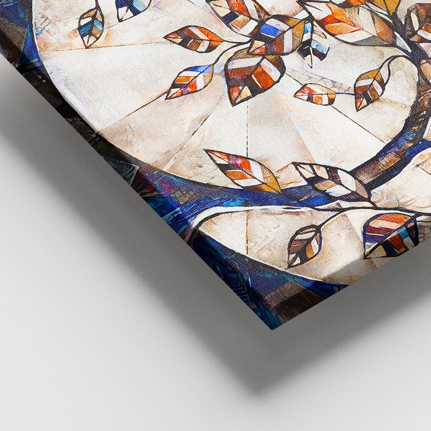 Quadro em Tela Decorativo Multicolor 100x140 cm, 100% Canvas, Moldura de Madeira (3–4 cm)