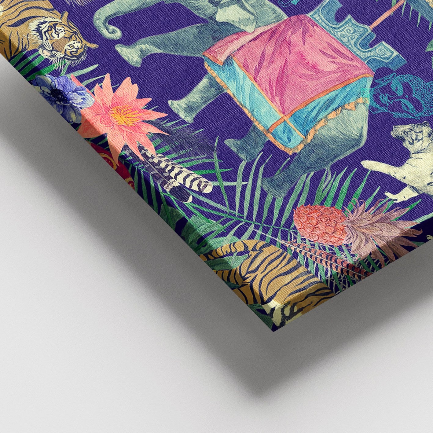 Quadro em Tela Decorativo Multicolor 100x140 cm — 100% Canvas com Moldura de Madeira (3-4 cm)