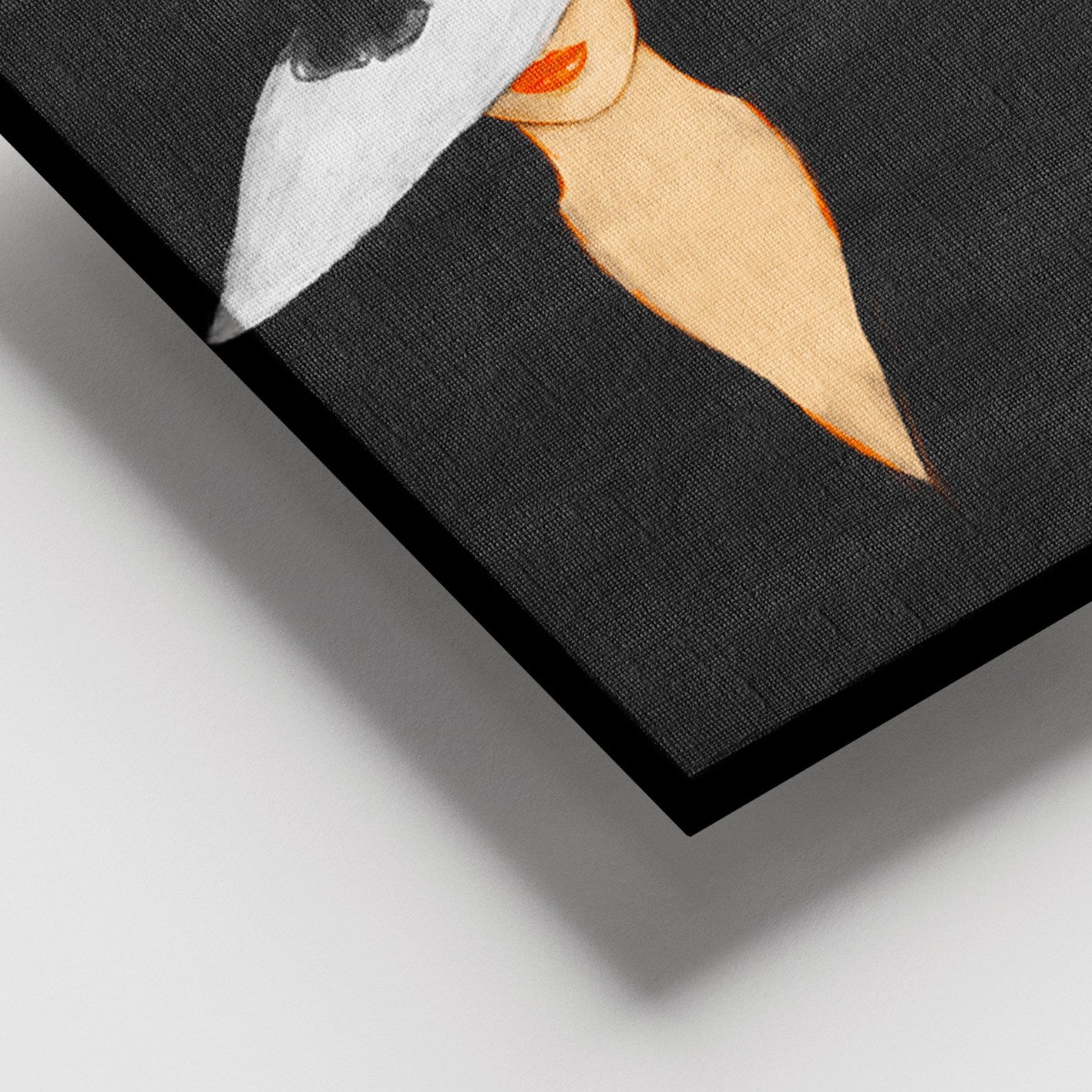 Quadro Decorativo em Tela Multicolor 100x140 cm com Moldura de Madeira (3–4 cm)