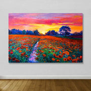 Quadro em Tela Canvas 100% com Moldura de Madeira (3–4 cm), Multicolor, 100 x 140 cm