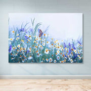 Quadro em Tela Decorativa Multicor 100x140 cm com Moldura de Madeira (3–4 cm)