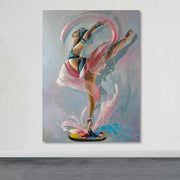 Quadro em Tela Decorativa Multicolor 100 x 140 cm – Canvas 100% com Moldura de Madeira 3–4 cm