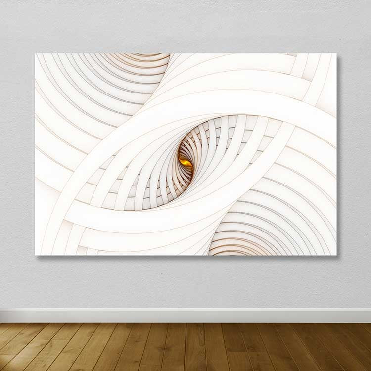 Tela Decorativa Multicolor 100x140 cm em 100% Canvas com Moldura de Madeira (3–4 cm)