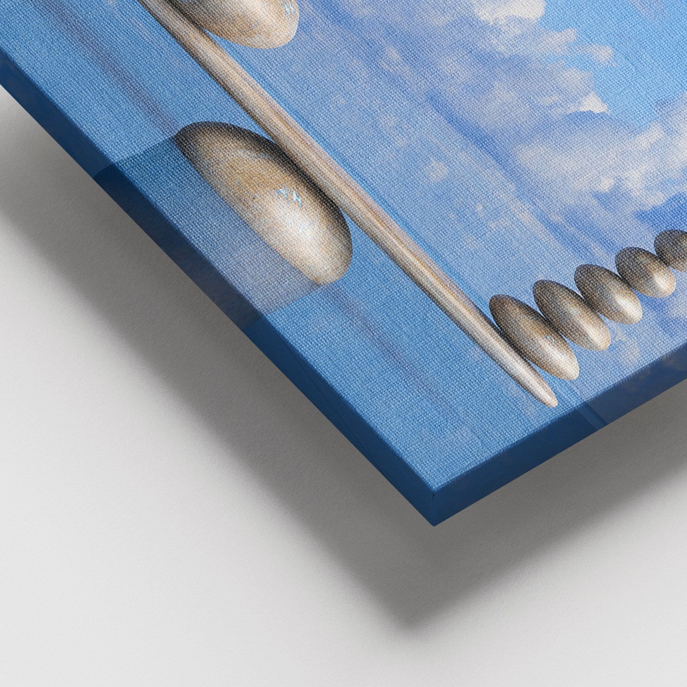 Tela Decorativa em Canvas Multicolor 100x140 cm com Moldura de Madeira (3–4 cm) - DEV02694100140