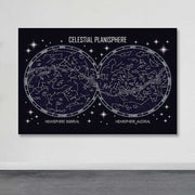 Tela Canvas Decorativa Multicolor 100x140 cm com Moldura de Madeira (3–4 cm)