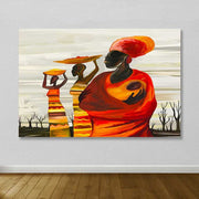 Tela Decorativa Multicolor 100x140 cm em Canvas 100% com Moldura de Madeira (3–4 cm) – DEV02696100140