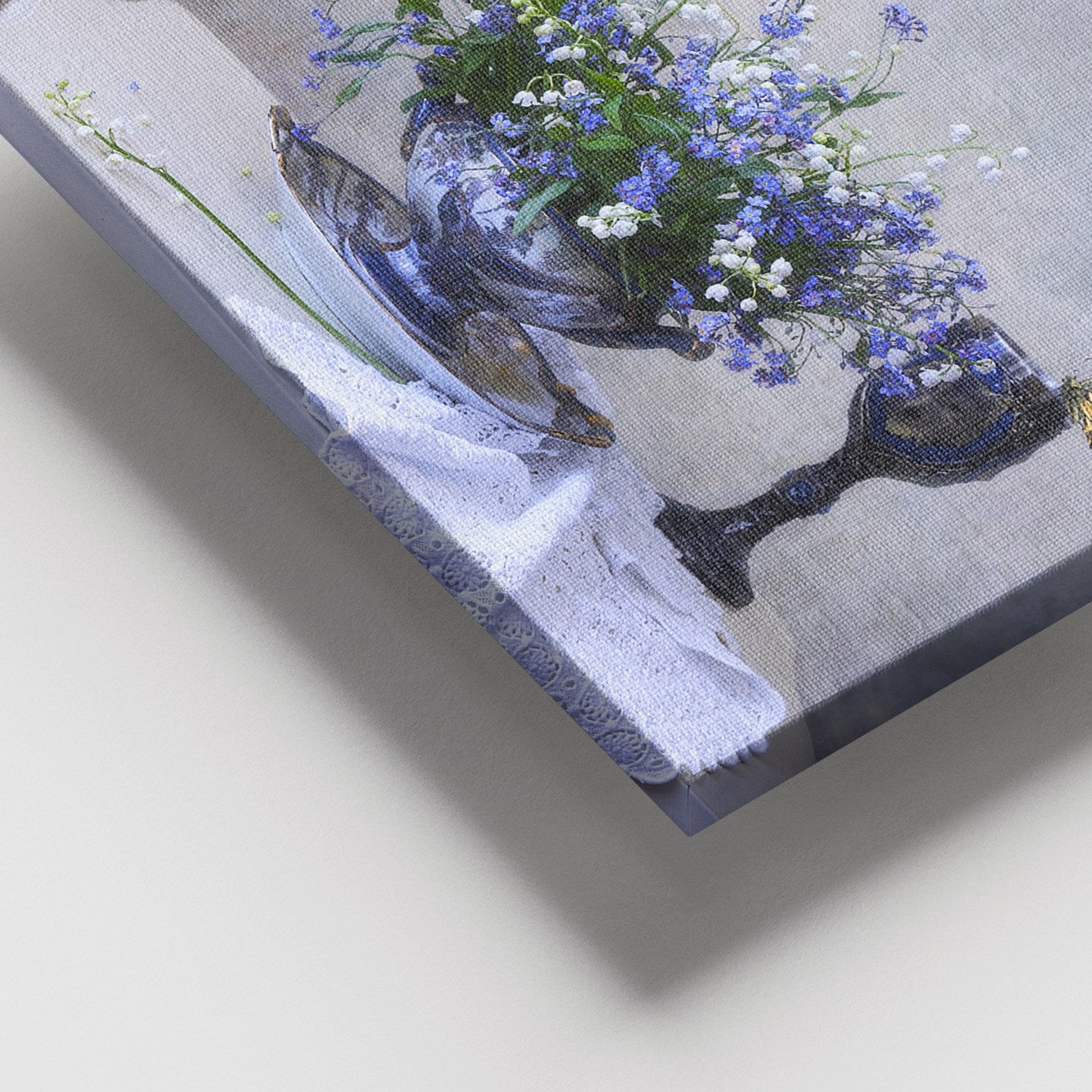 Quadro Decorativo em Tela 100% Multicolor, Moldura de Madeira (3–4 cm), 100 x 140 cm