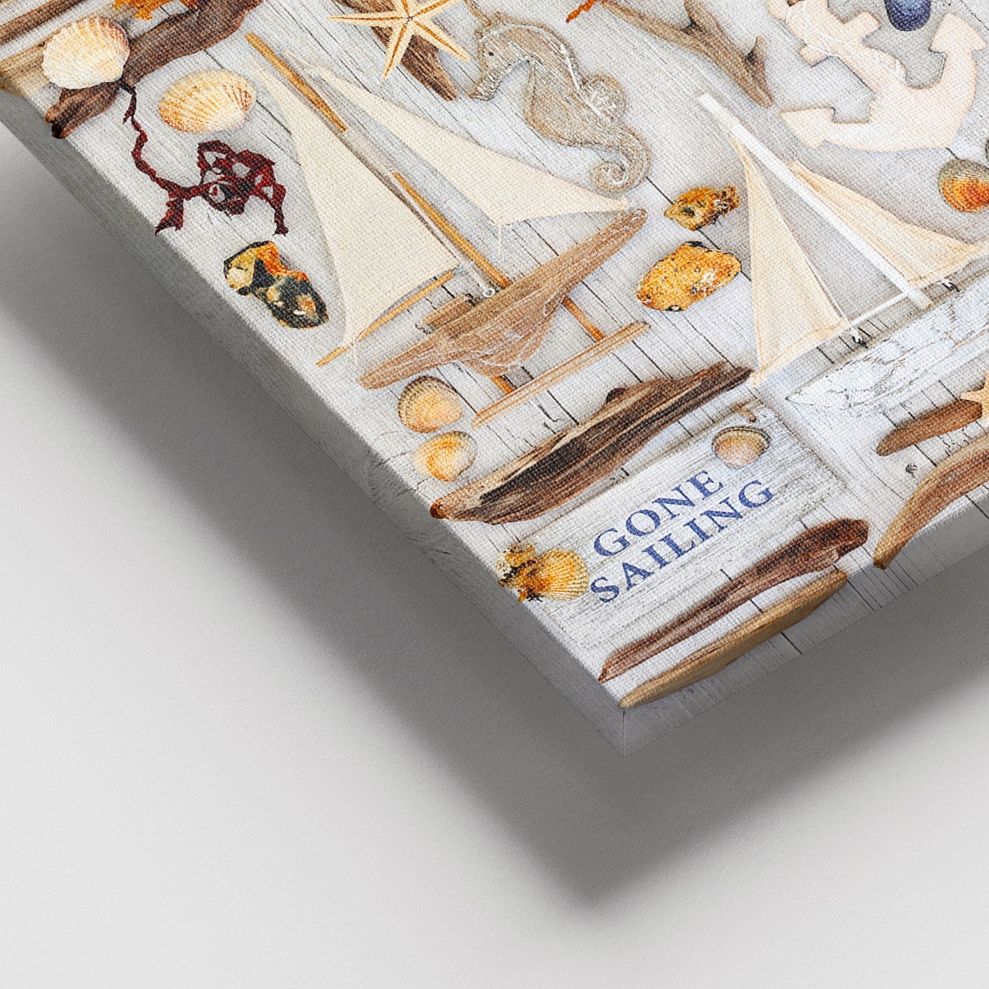 Quadro em Tela (100% Canvas) Multicolor com Moldura de Madeira 3–4 cm – 100 x 140 cm