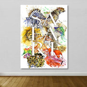 Quadro em Tela 100% Canvas 100x140 cm com Moldura de Madeira (Espessura 3–4 cm) – Multicolor – DEV02704100140