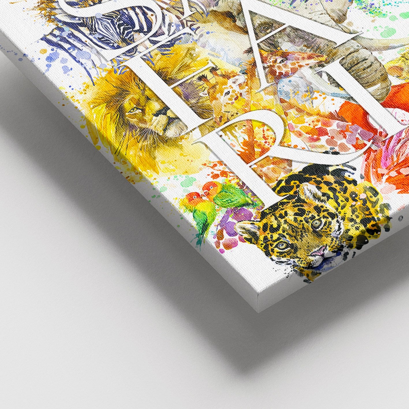 Quadro em Tela 100% Canvas 100x140 cm com Moldura de Madeira (Espessura 3–4 cm) – Multicolor – DEV02704100140