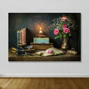 Quadro em Tela Decorativo Multicolor 100x140 cm | 100% Canvas, Moldura de Madeira (3–4 cm) – DEV02708100140