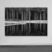 Tela Decorativa em Canvas Multicolor 100x140 cm com Moldura de Madeira (3–4 cm)