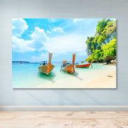 Quadro em Tela Decorativo Multicolor 100x140 cm com Moldura de Madeira (3-4 cm) - DEV02714100140