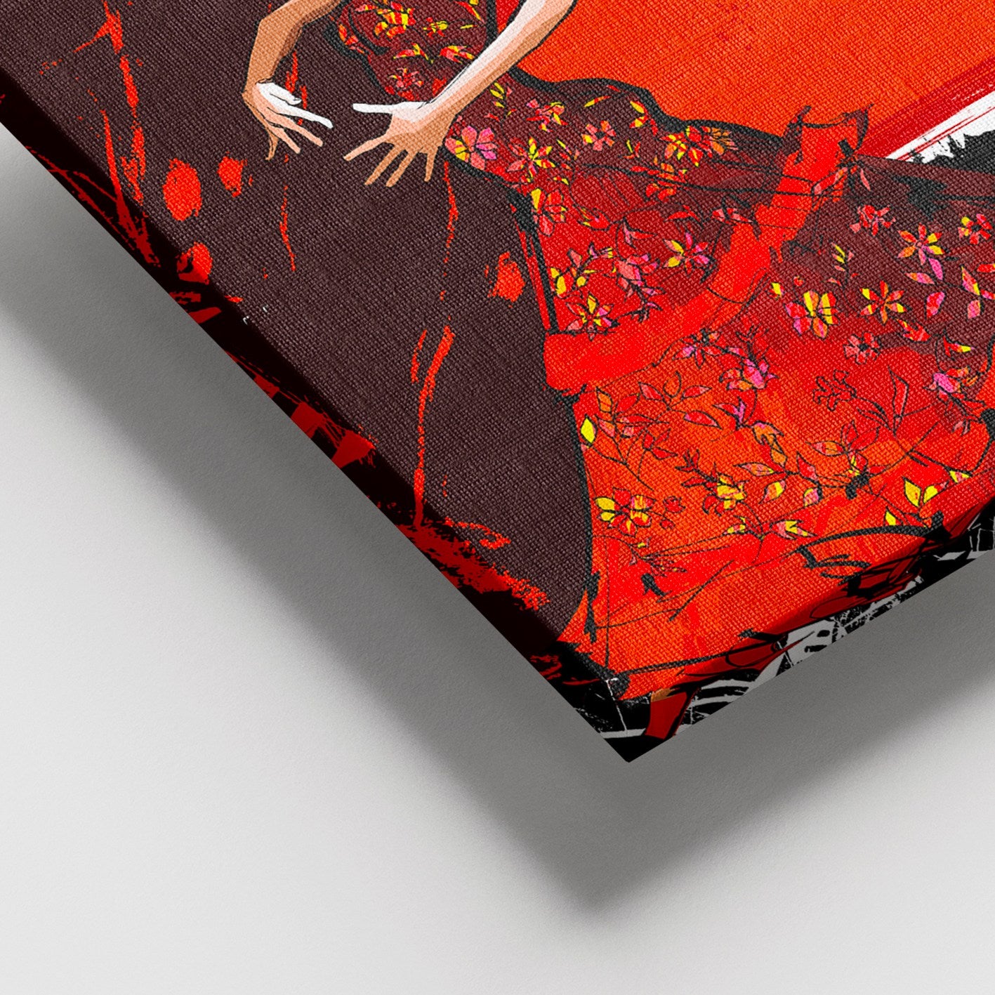 Quadro em Tela Decorativo Multicor 100x140 cm, 100% Tela, Moldura 100% Madeira (3–4 cm)