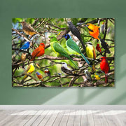 Quadro Decorativo em Canvas 100% com Moldura de Madeira (3–4 cm), Multicolor, 100 x 140 cm