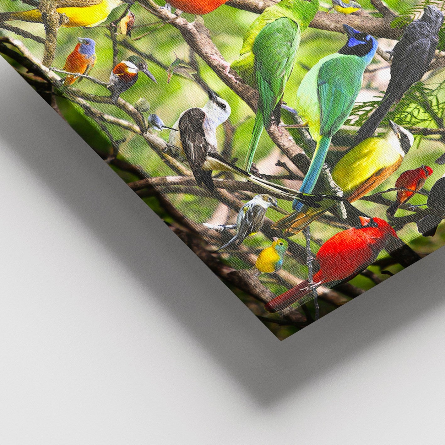 Quadro Decorativo em Canvas 100% com Moldura de Madeira (3–4 cm), Multicolor, 100 x 140 cm